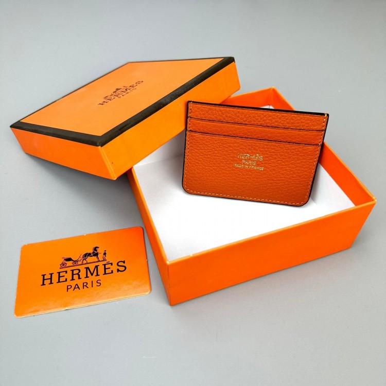 HERMES CARD HOLDER ORANJ